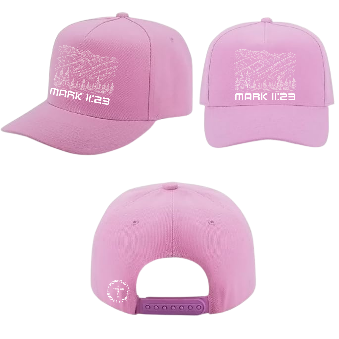 Jesus Frees - Baseball Caps for Men Women - Font 49 Montana Drawing Style