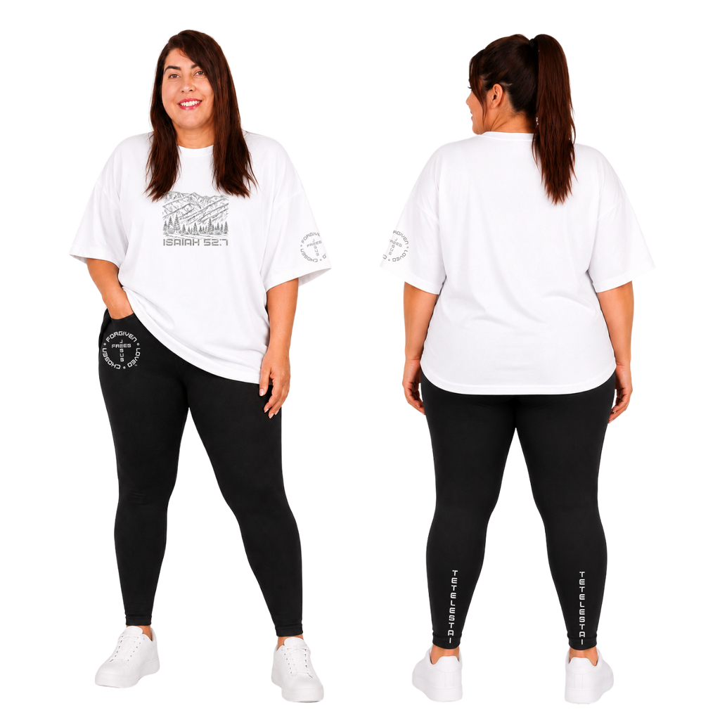 Jesus Frees - SICU Oversized Short Sleeve Women's Shirt - Font 49 Super Sparkle Montana