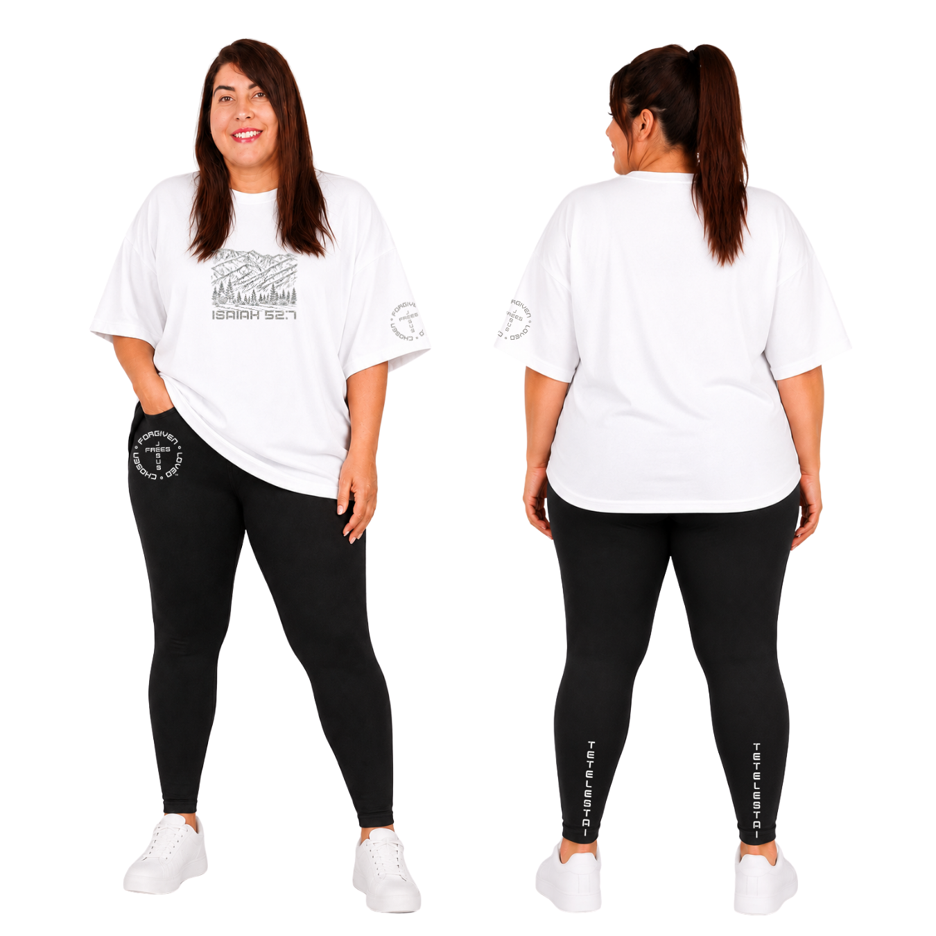 Jesus Frees - SICU Oversized Short Sleeve Women's Shirt - Font 49 Super Sparkle Montana