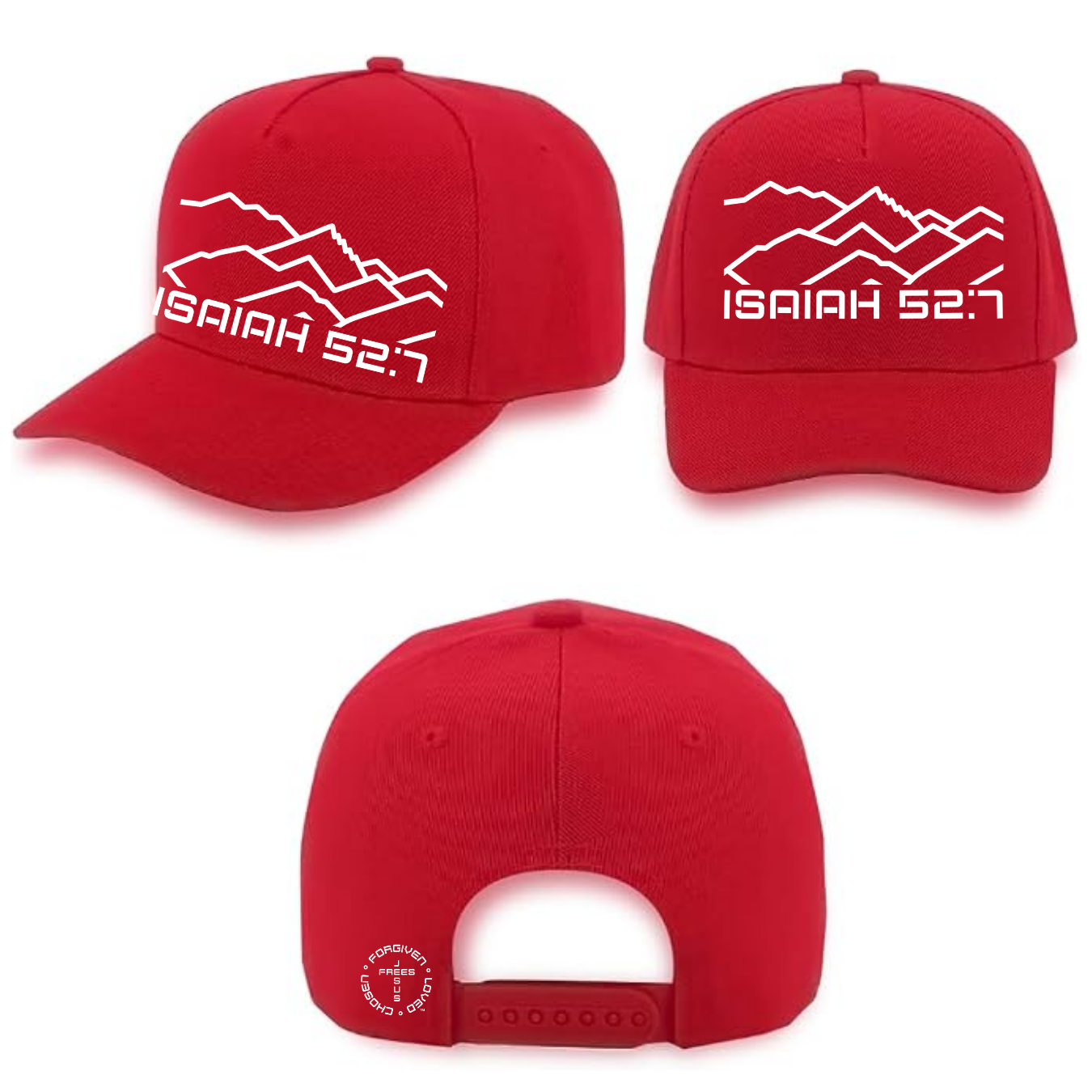 Jesus Frees - Baseball Caps for Men Women - Font 49 Montana Cartoon Style