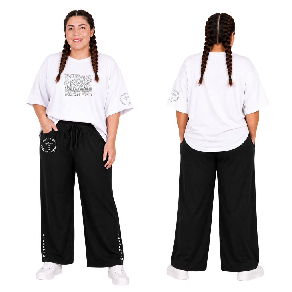Jesus Frees - SICU Oversized Short Sleeve Women's Shirt - Font 49 Super Sparkle Montana