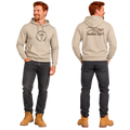 Jesus Frees™ Apparel | Men’s Sand Scripture Hoodie | Montana Bridger Mountains | 50/50