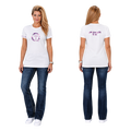 Jesus Frees - G64 Soft Style White Cotton T-Shirt - Font 153 Pink-Purple Camo