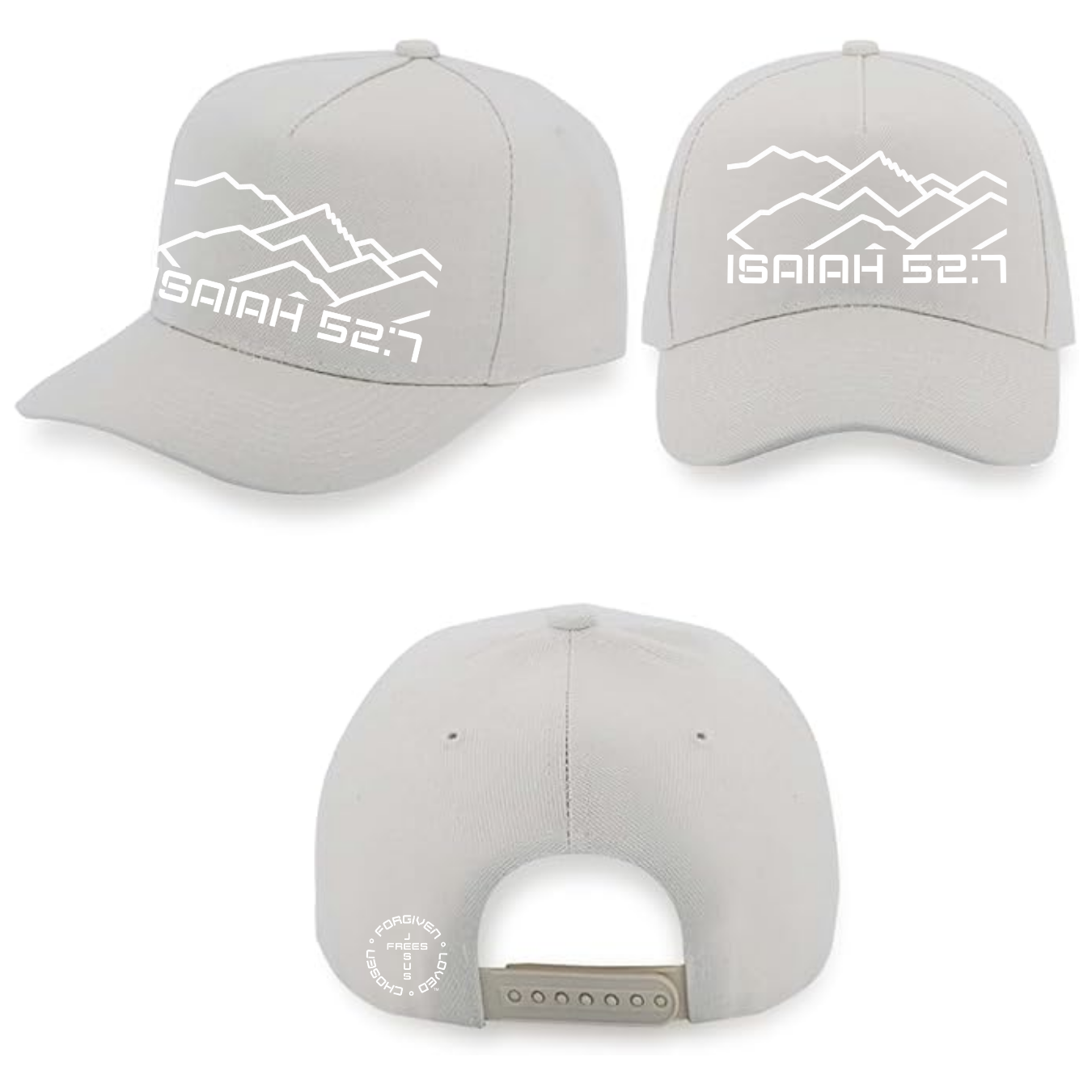 Jesus Frees - Baseball Caps for Men Women - Font 49 Montana Cartoon Style