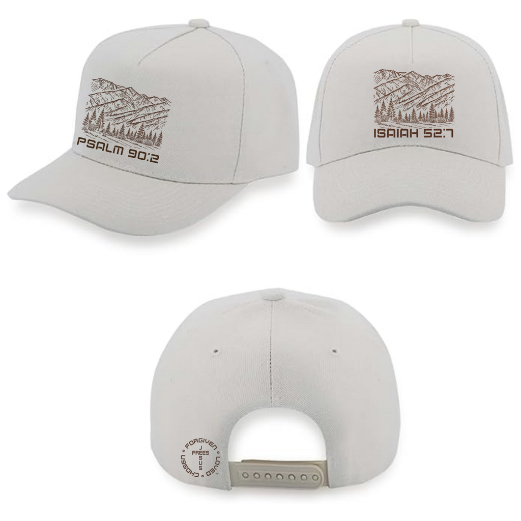 Jesus Frees - Baseball Caps for Men Women - Font 49 Montana Drawing Style