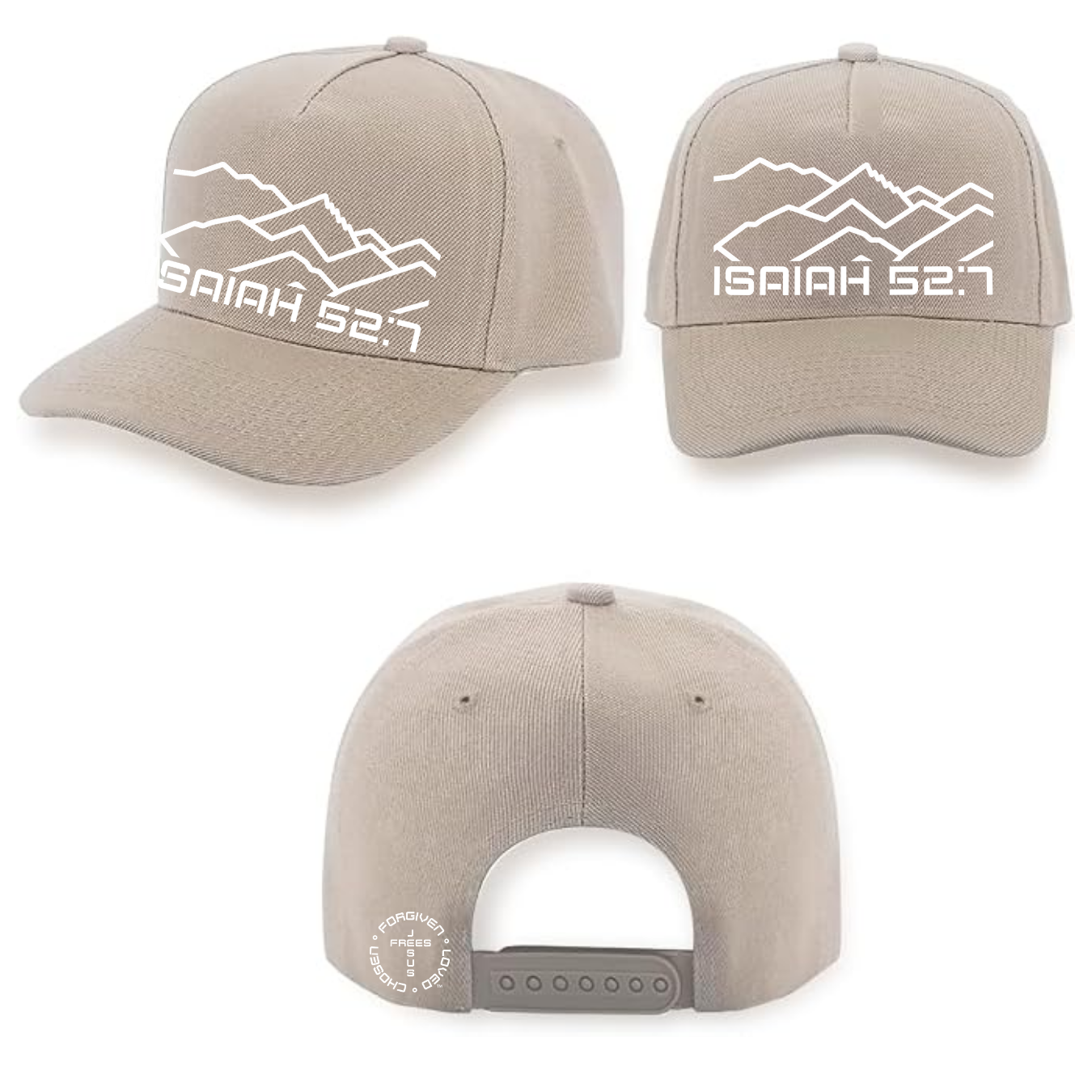 Jesus Frees - Baseball Caps for Men Women - Font 49 Montana Cartoon Style