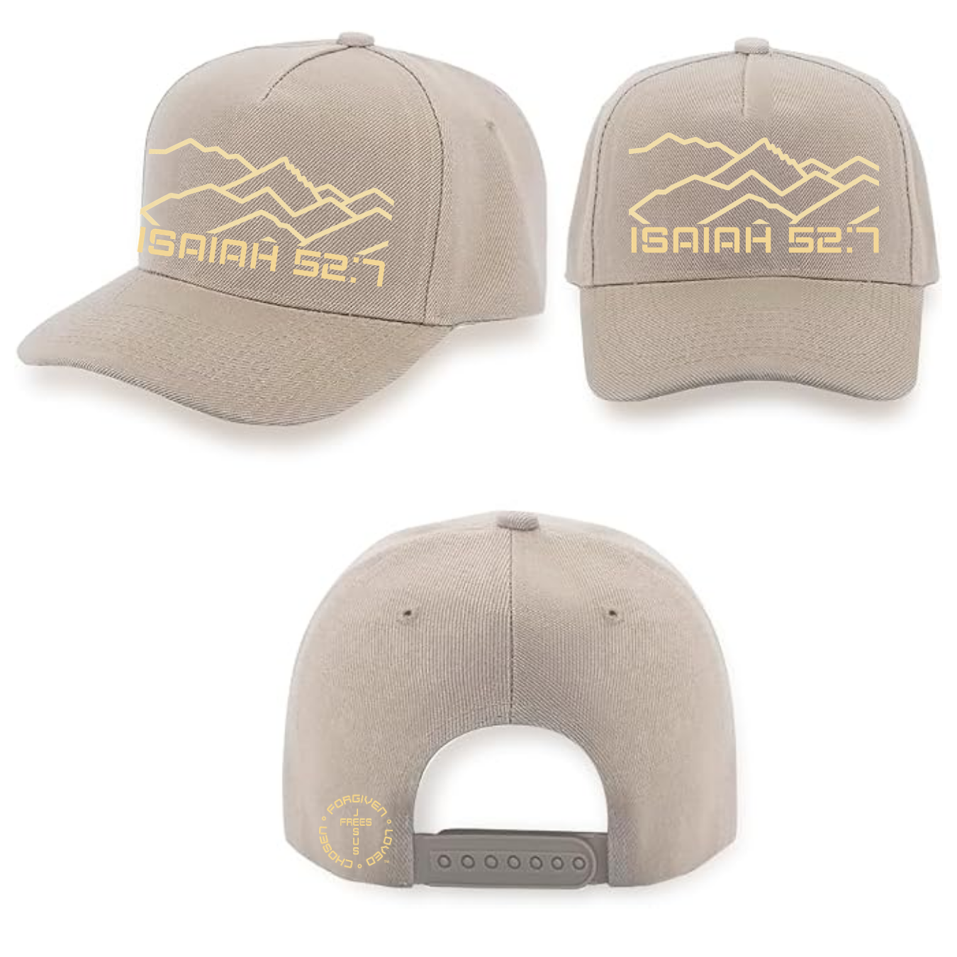 Jesus Frees - Baseball Caps for Men Women - Font 49 Montana Cartoon Style
