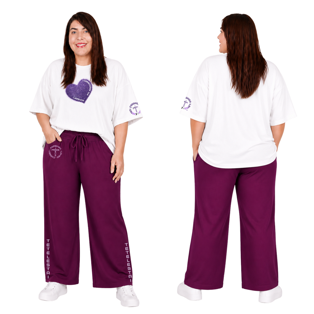 Jesus Frees - SICU Oversized Short Sleeve Women's Shirt - Hearts