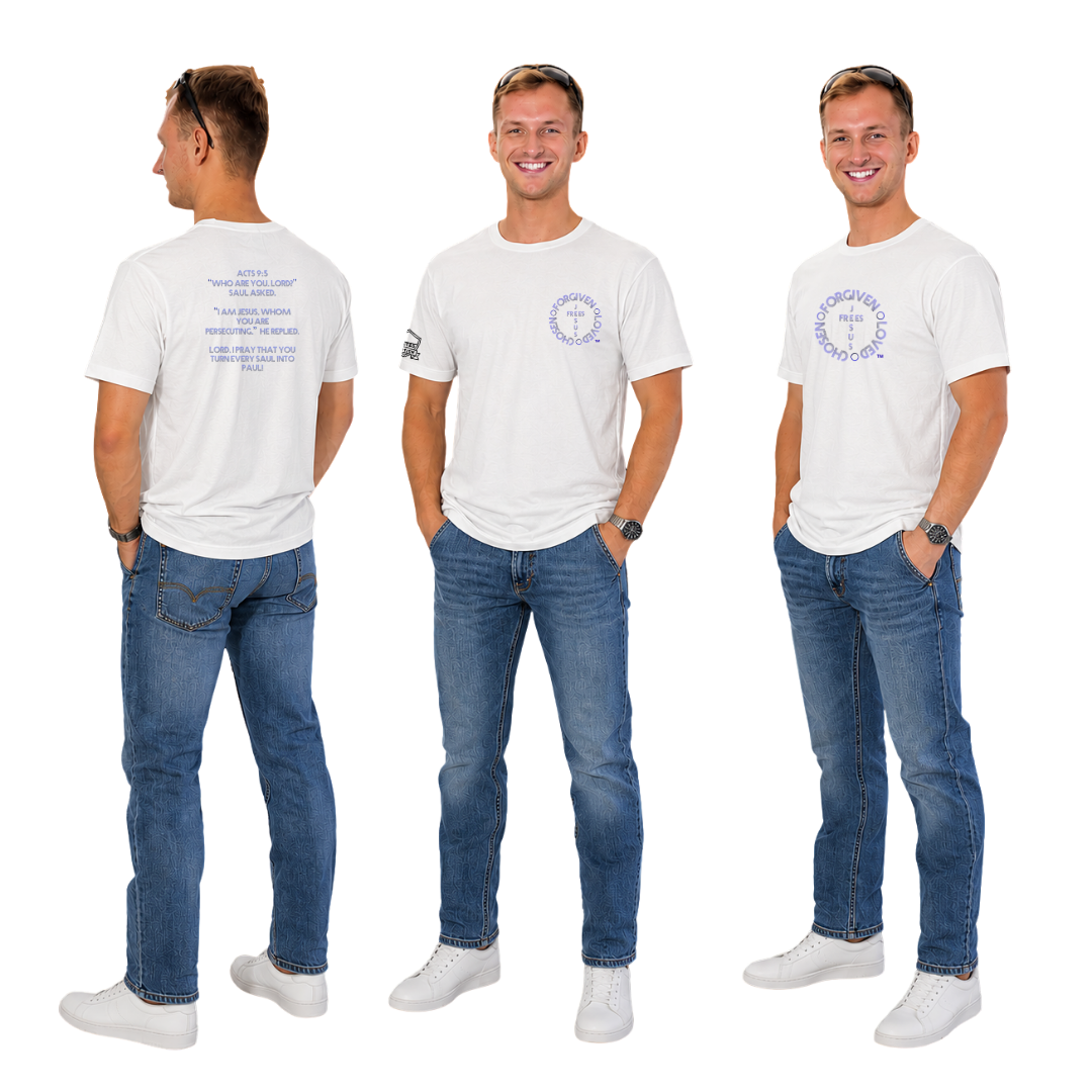 KINGSTED MEN'S T-SHIRT - ACTS 9:5 LIMITED EDITION, FOR THE COURAGES ONES!