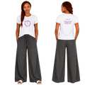 Jesus Frees - G64 Soft Style White Cotton T-Shirt - Font 223 Purple