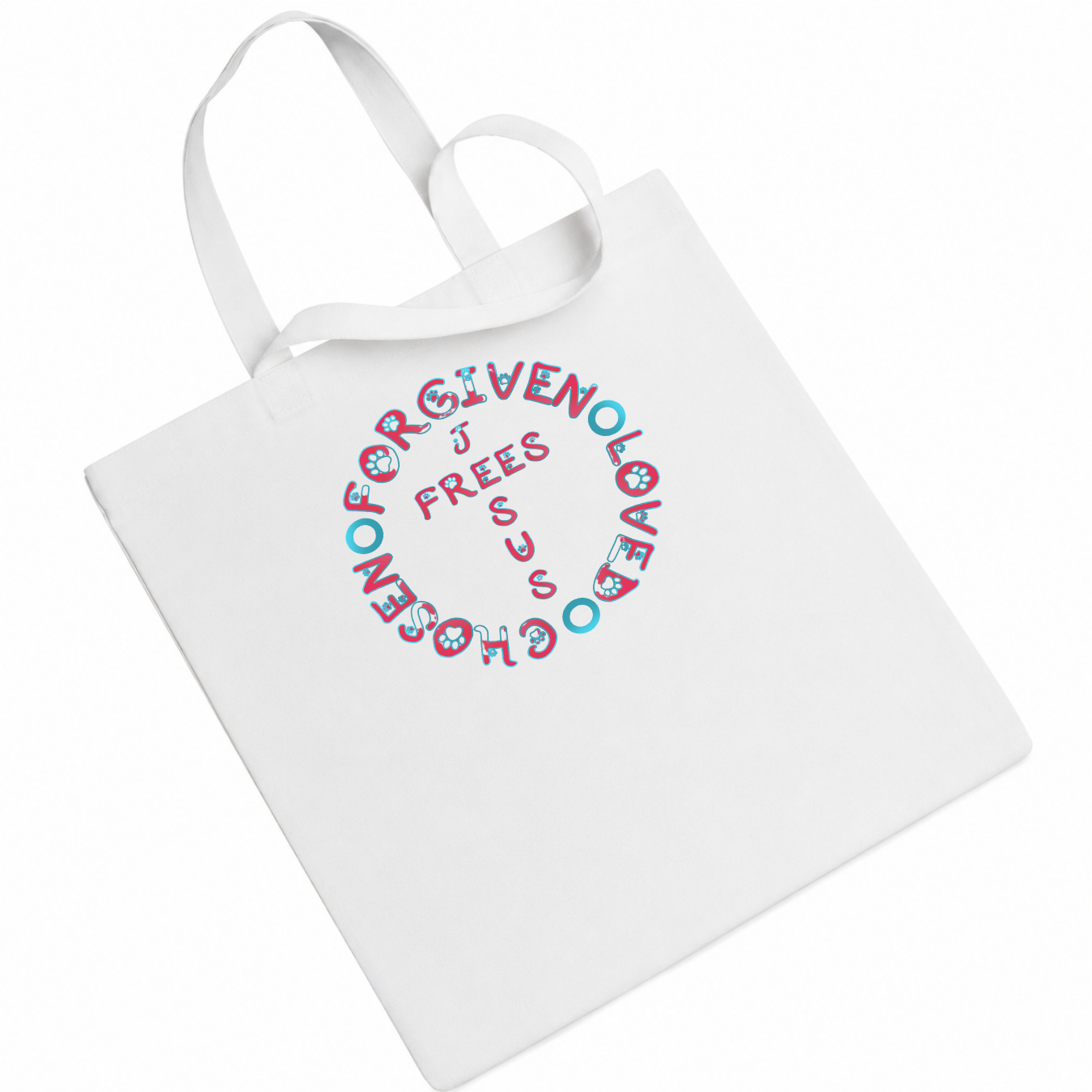 Jesus Frees - "Tote the Truth" - Font 97 Paws Philippians 2:3