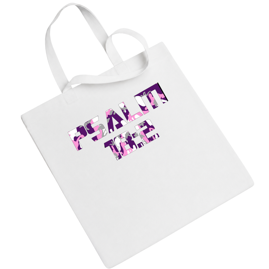Jesus Frees - "Tote the Truth" - Font 153 Camo Pink-Purple
