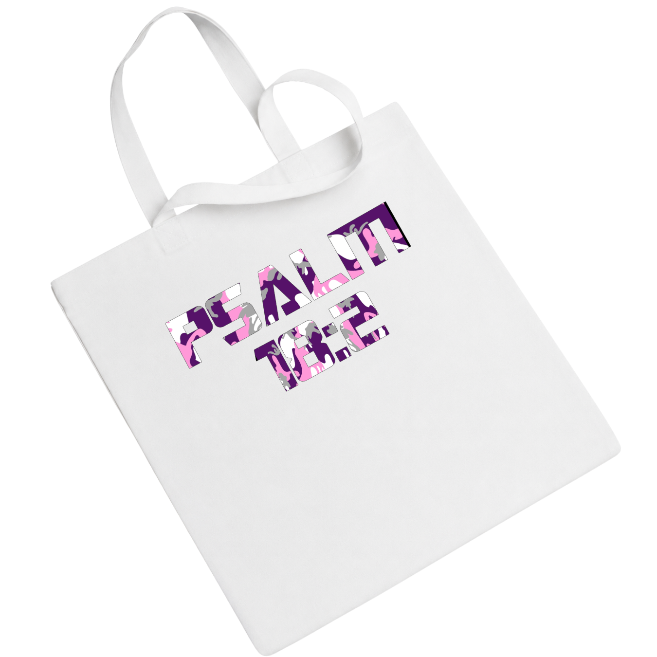 Jesus Frees - "Tote the Truth" - Font 153 Camo Pink-Purple