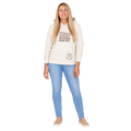 AE - FRENCH TERRY FLEECE PULLOVER HOODIE - OATMEAL - MONTANA MOUNTAINS FONT 49 BROWN