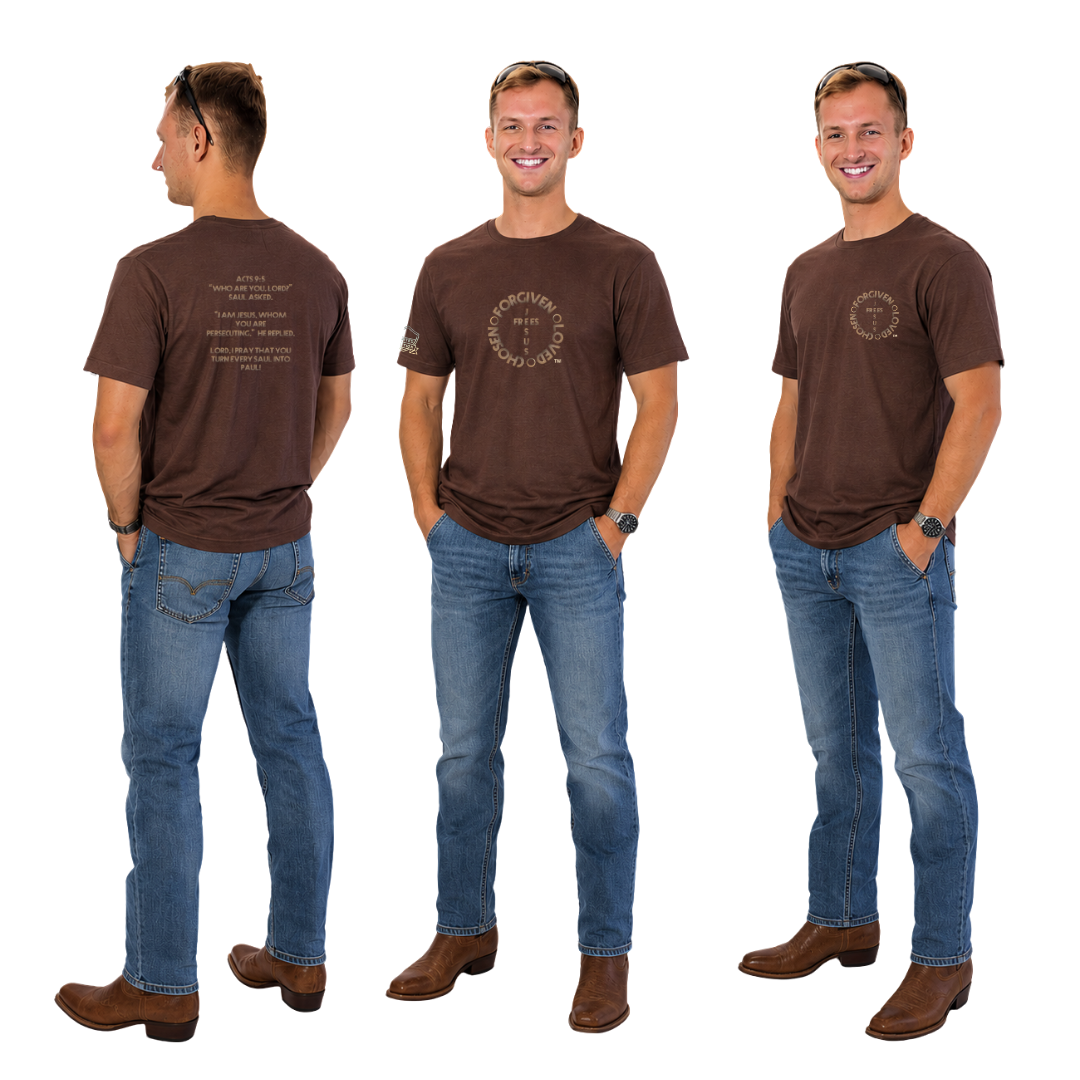KINGSTED MEN'S T-SHIRT - ACTS 9:5 LIMITED EDITION, FOR THE COURAGES ONES!