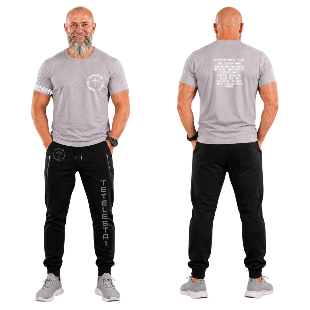 Jesus Frees - KD Men's Premium T-Shirt - Font 111 White
