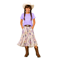 Jesus Frees - Kids 100% Cotton T-Shirts Girls - Montana Mountain Line