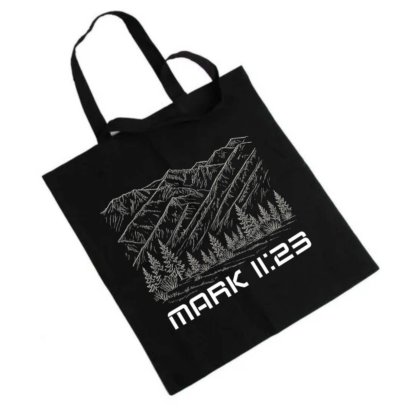 Jesus Frees - "Tote the Truth" - Montana Mountains Font 49 White