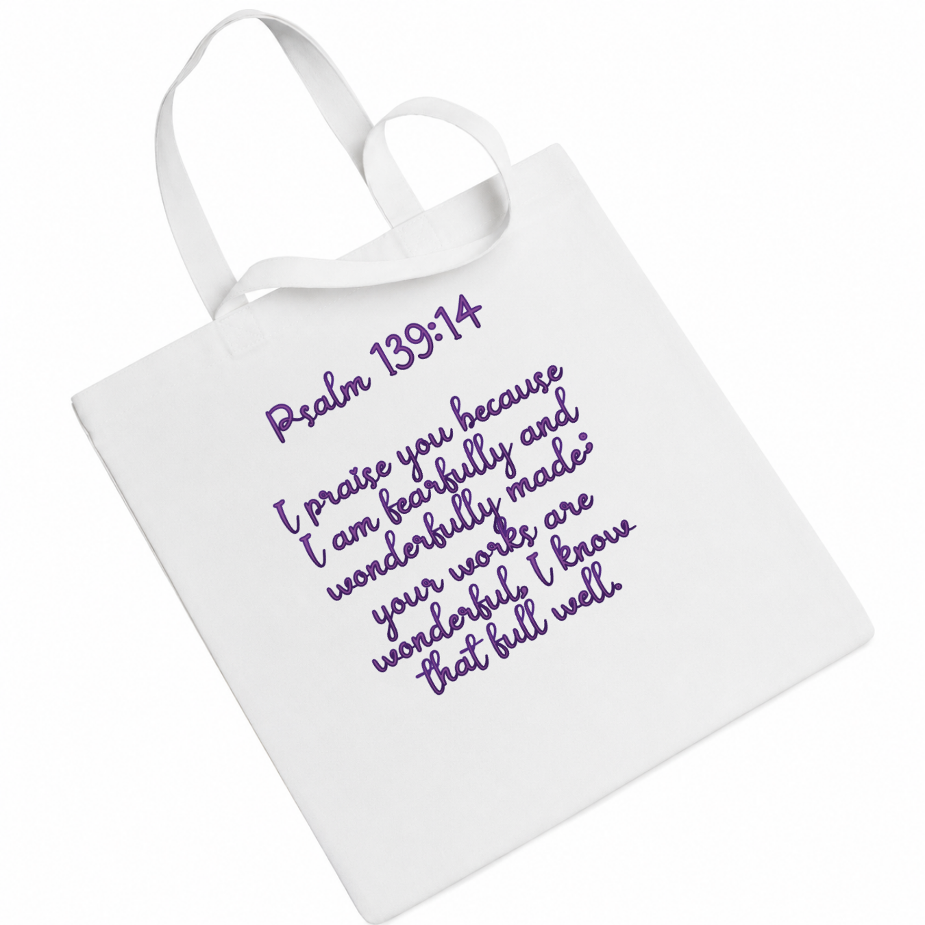 Jesus Frees - "Tote the Truth" - Font 223 Purple
