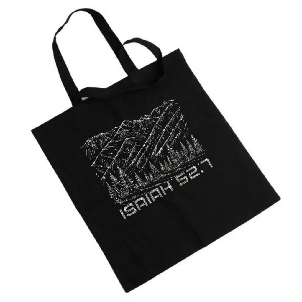 Jesus Frees - "Tote the Truth" - Montana Mountains Font 49  Super Sparkle