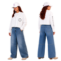 Jesus Frees - Cropped Lite Long Sleeve White Summer Jacket - Font 223