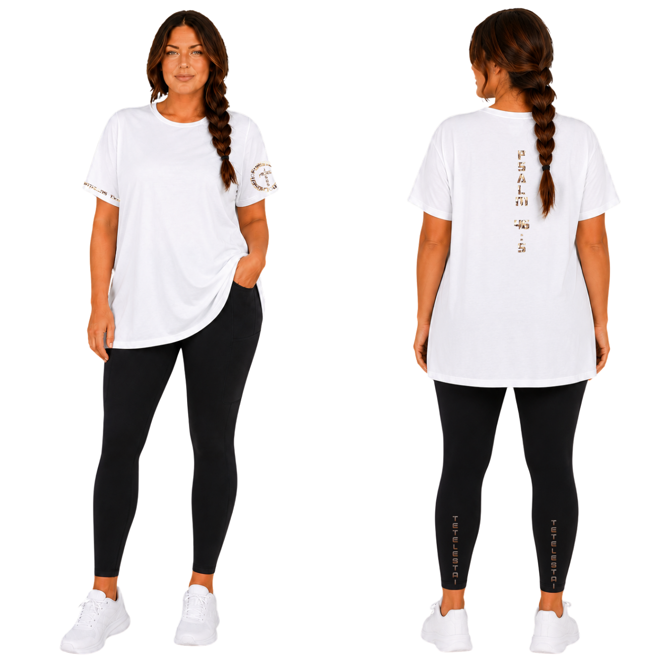 Jesus Frees - G64 Soft Style White Cotton T-Shirt - Font 153 Sand Camo