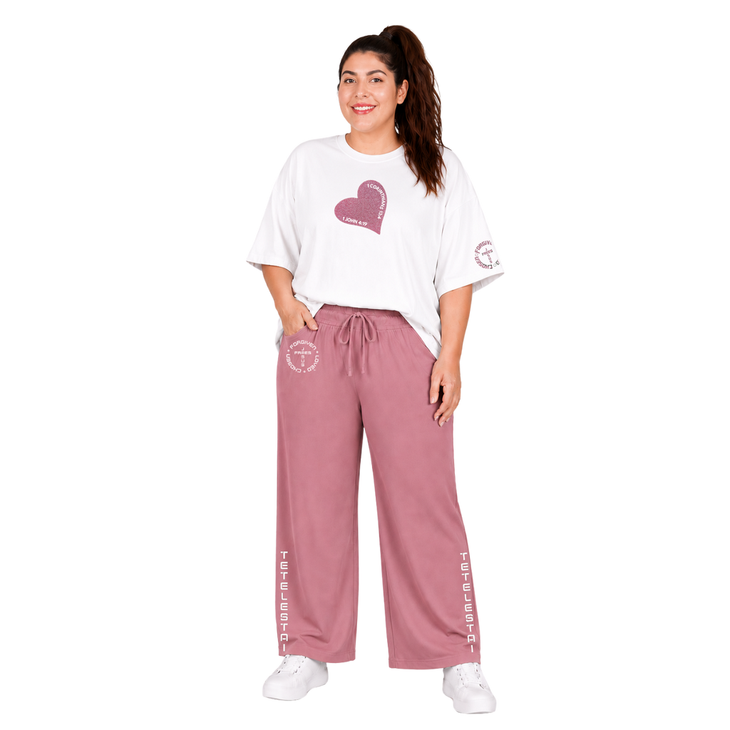 Jesus Frees - SICU Oversized Short Sleeve Women's Shirt - Hearts