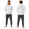 Jesus Frees™ Apparel | Men’s White Scripture Hoodie | Sand Camo Font 153 | 50/50