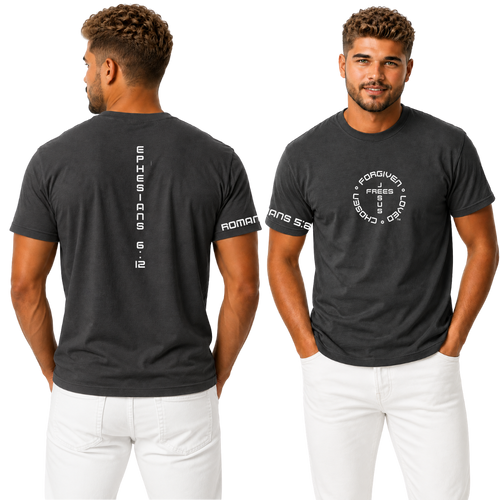 G2000 CHARCOAL ULTRA COTTON MEN'S T-SHIRT - FONT 49 WHITE