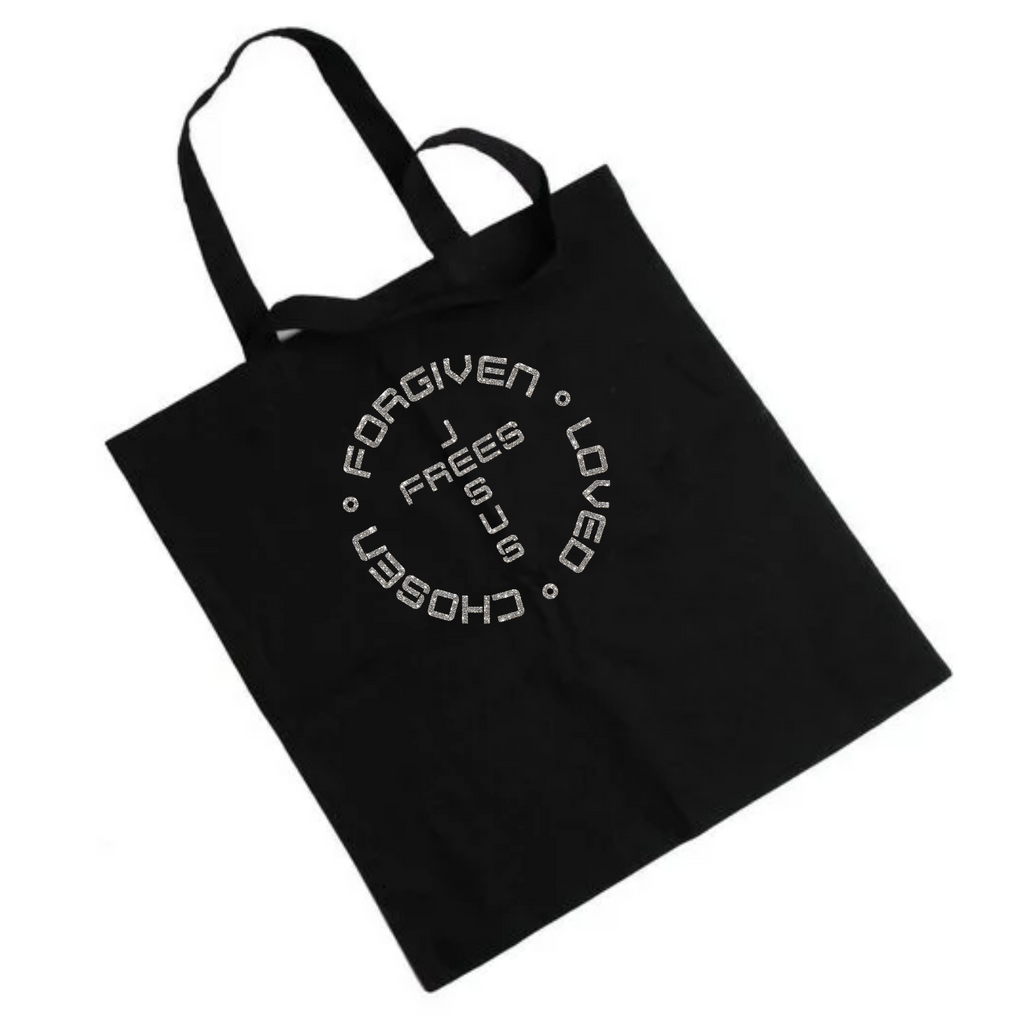 Jesus Frees - "Tote the Truth" - Montana Mountains Font 49  Super Sparkle