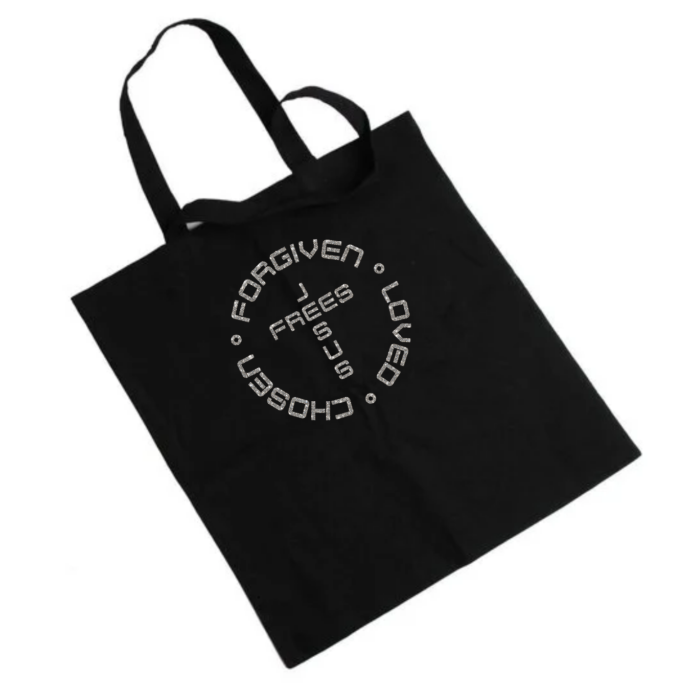 Jesus Frees - "Tote the Truth" - Montana Mountains Font 49  Super Sparkle