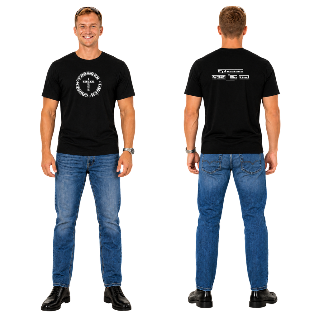 Jesus Frees - KD Men's Premium T-Shirt - Font 111 White
