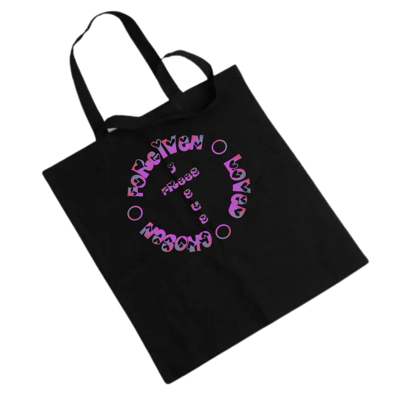 Jesus Frees - "Tote the Truth" - Font 58 Hearts Kids