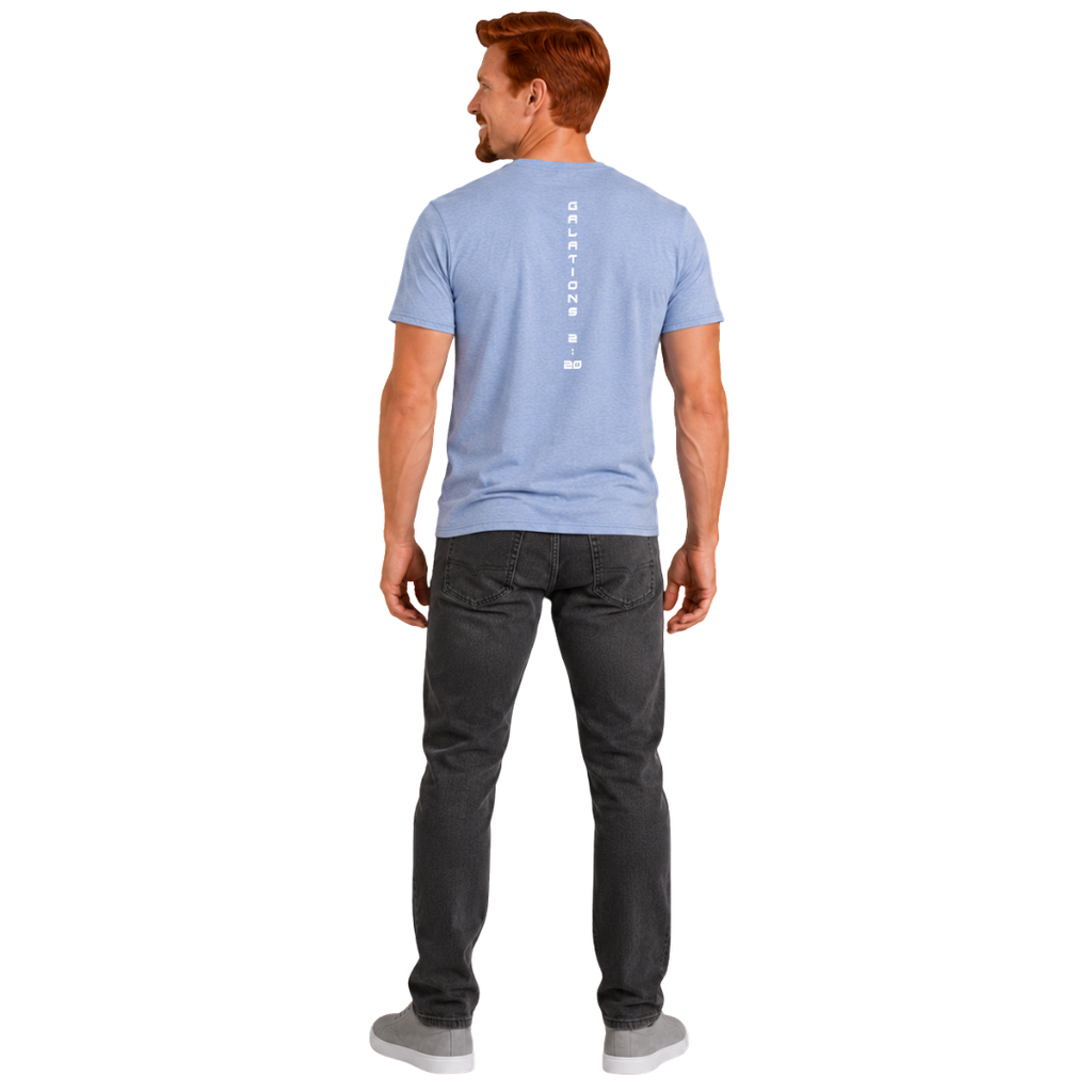 Jesus Frees - HP Pocket Cotton Men's T-Shirt - Font 143 White