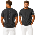 Jesus Frees - G20 Charcoal Ultra Cotton Men's T-Shirt - Font 49 White