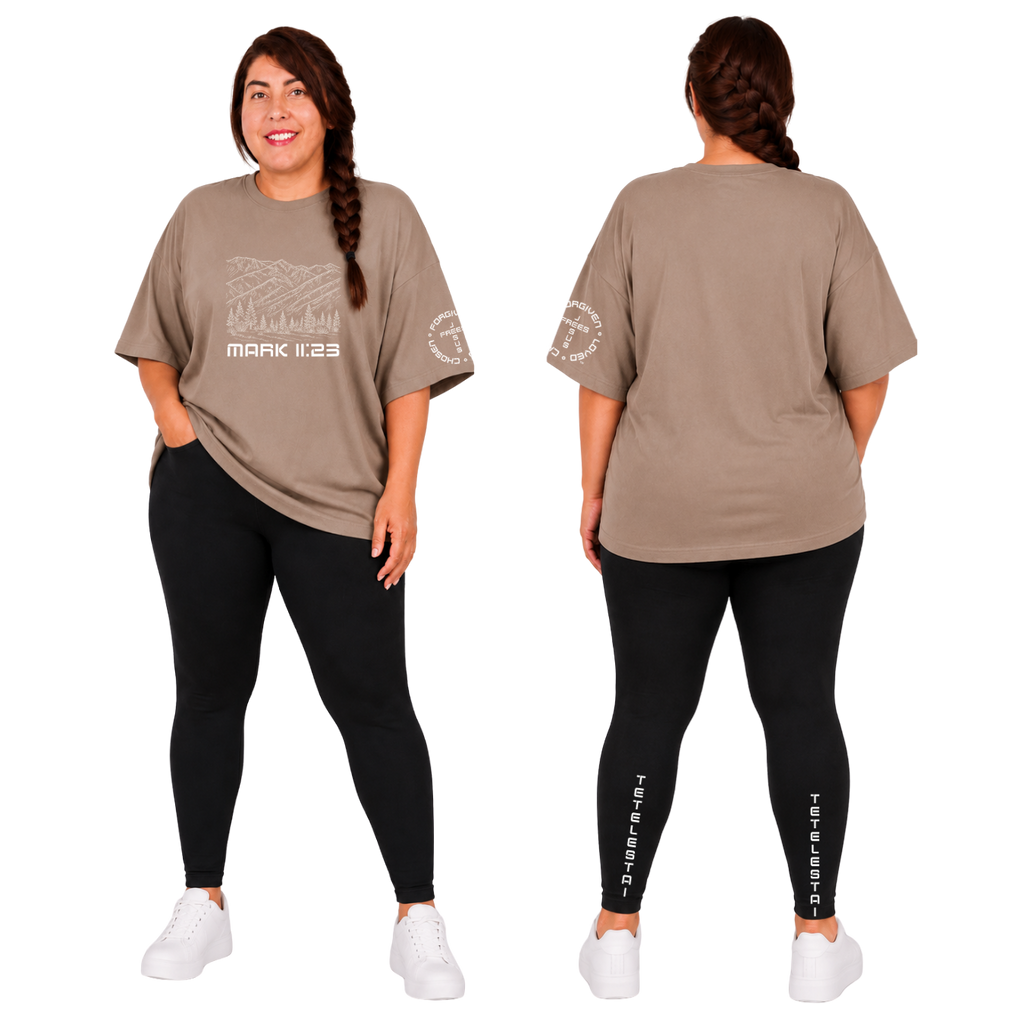 Jesus Frees - SICU Oversized Short Sleeve Women's Shirt - Font 49 White Montana