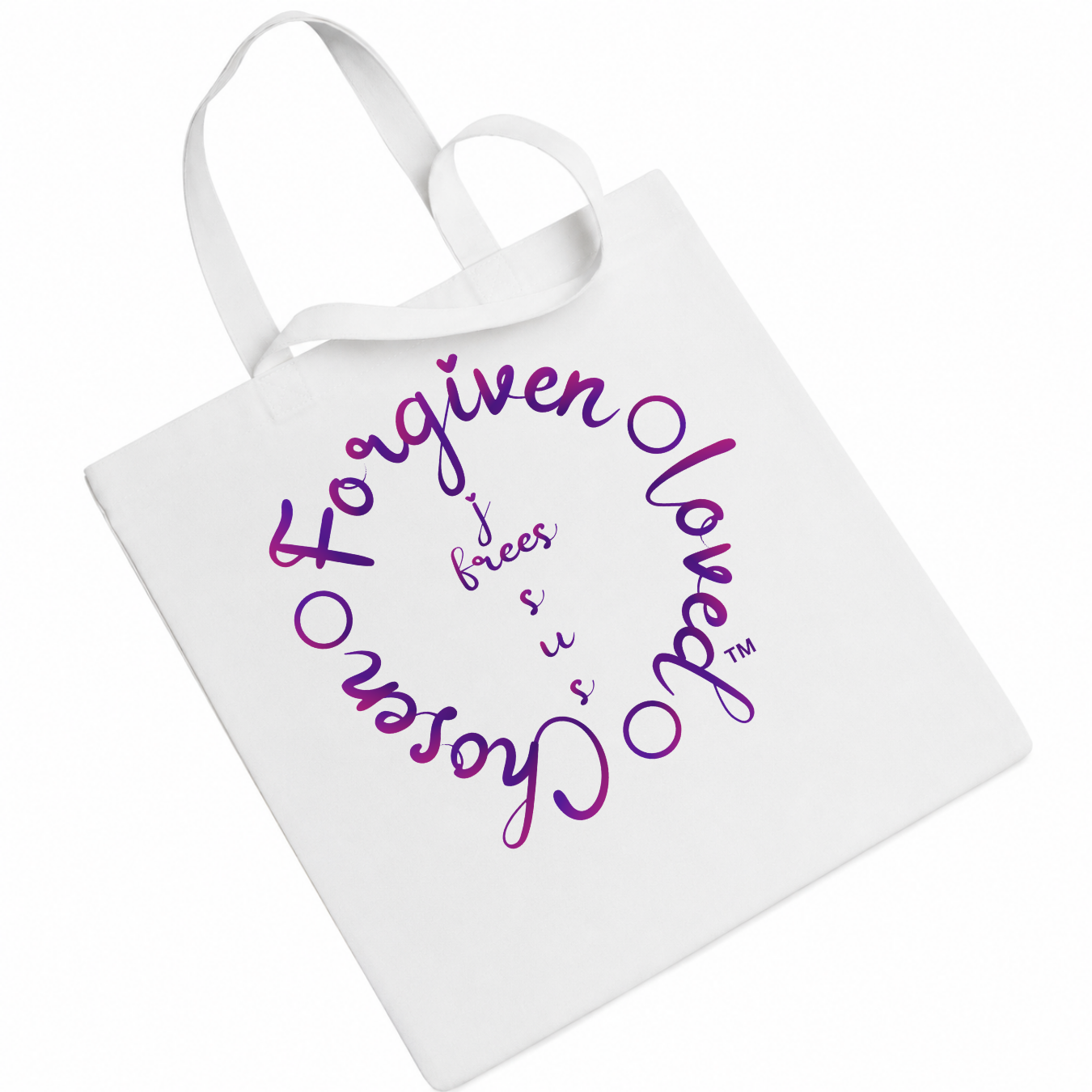 Jesus Frees - "Tote the Truth" - Font 223 Purple
