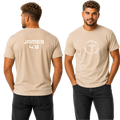 G20 SAND ULTRA COTTON  MEN'S T-SHIRT - FONT 49 WHITE