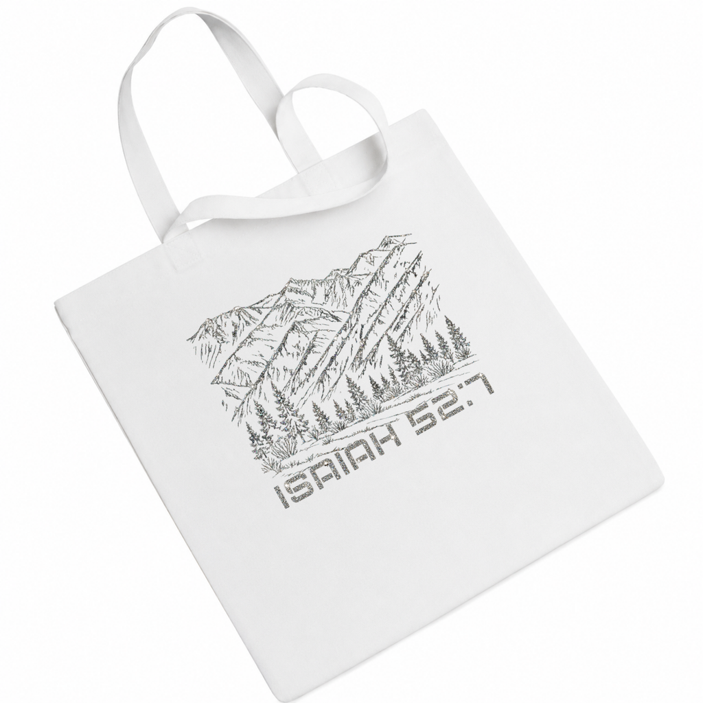 Jesus Frees - "Tote the Truth" - Montana Mountains Font 49  Super Sparkle