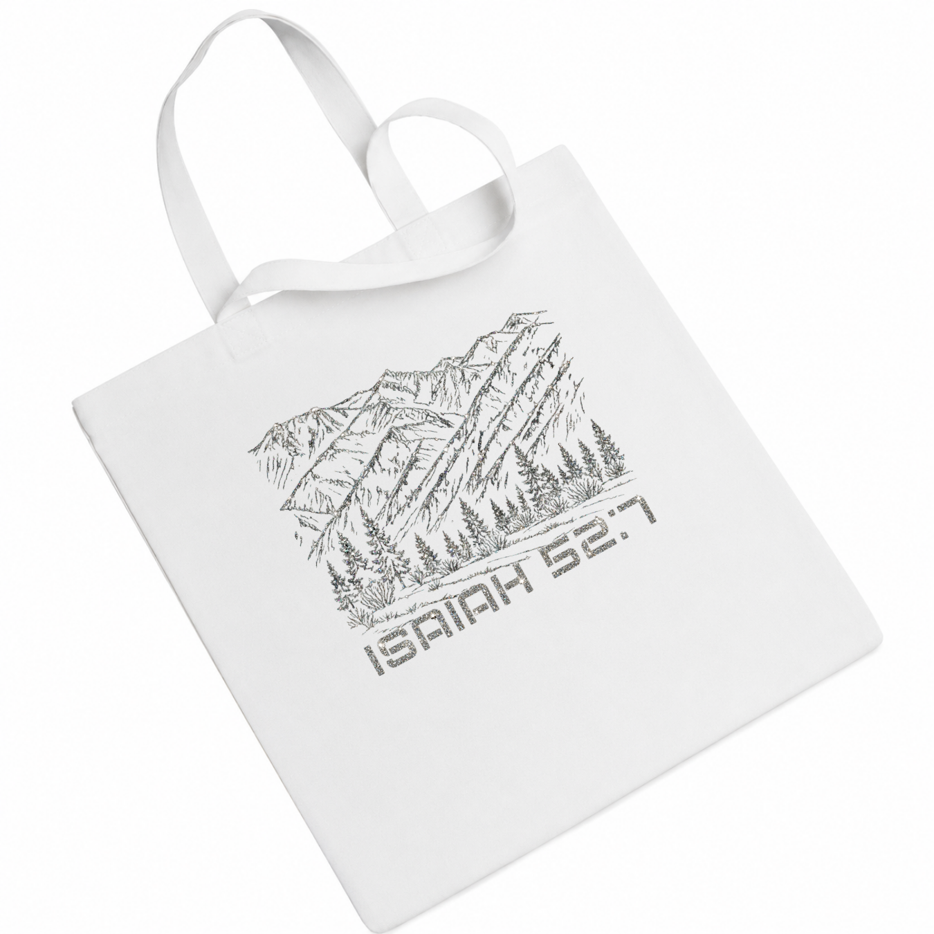 Jesus Frees - "Tote the Truth" - Montana Mountains Font 49  Super Sparkle