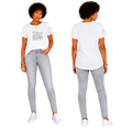 Jesus Frees - G64 Soft Style White T-Shirt - Font 49 Super Sparkle Montana