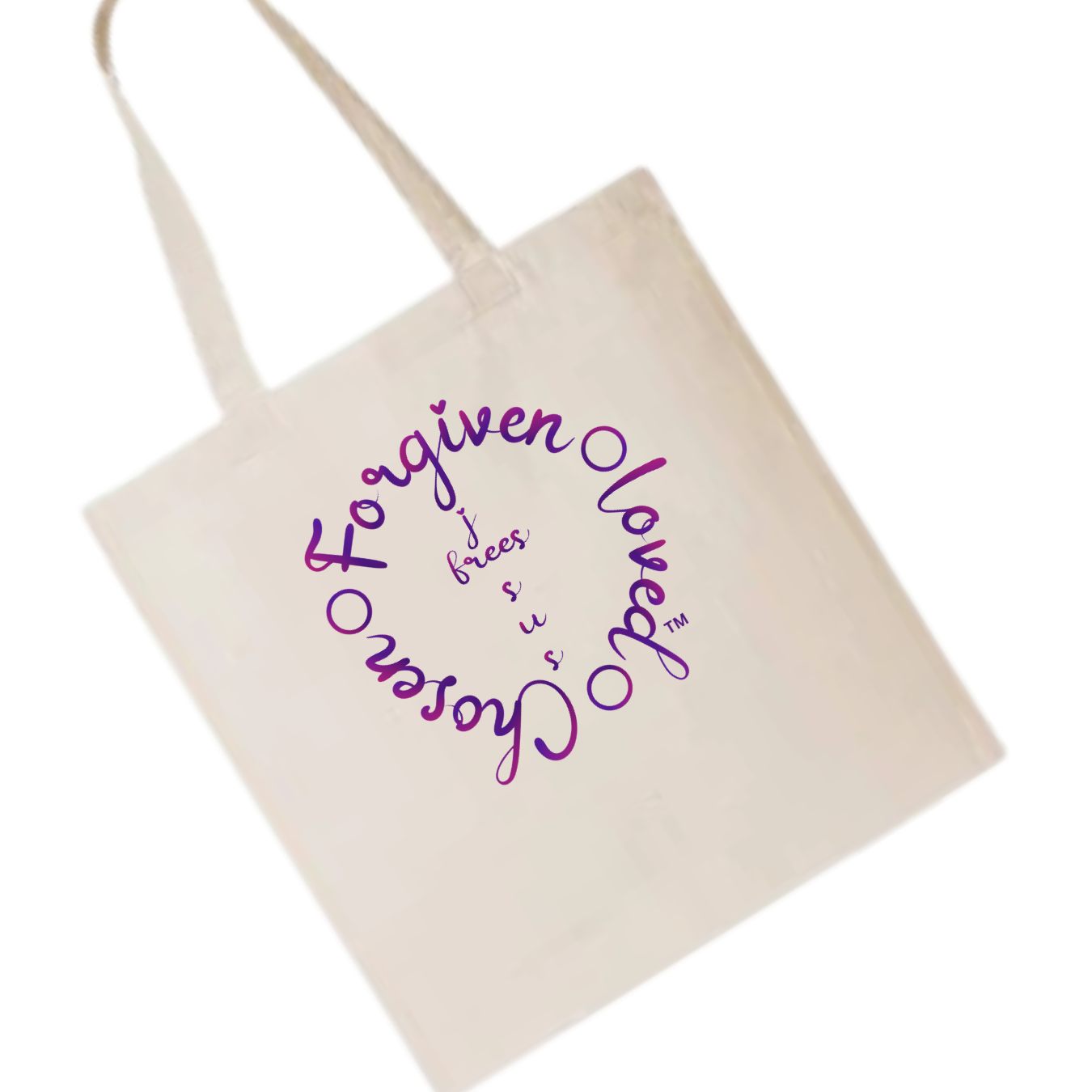 Jesus Frees - "Tote the Truth" - Font 223 Purple