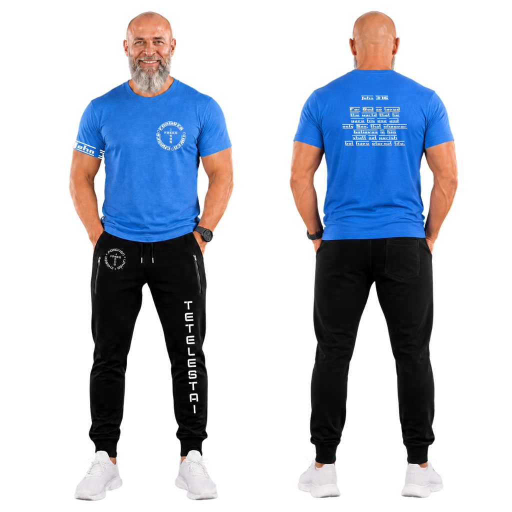 Jesus Frees - KD Men's Premium T-Shirt - Font 111 White