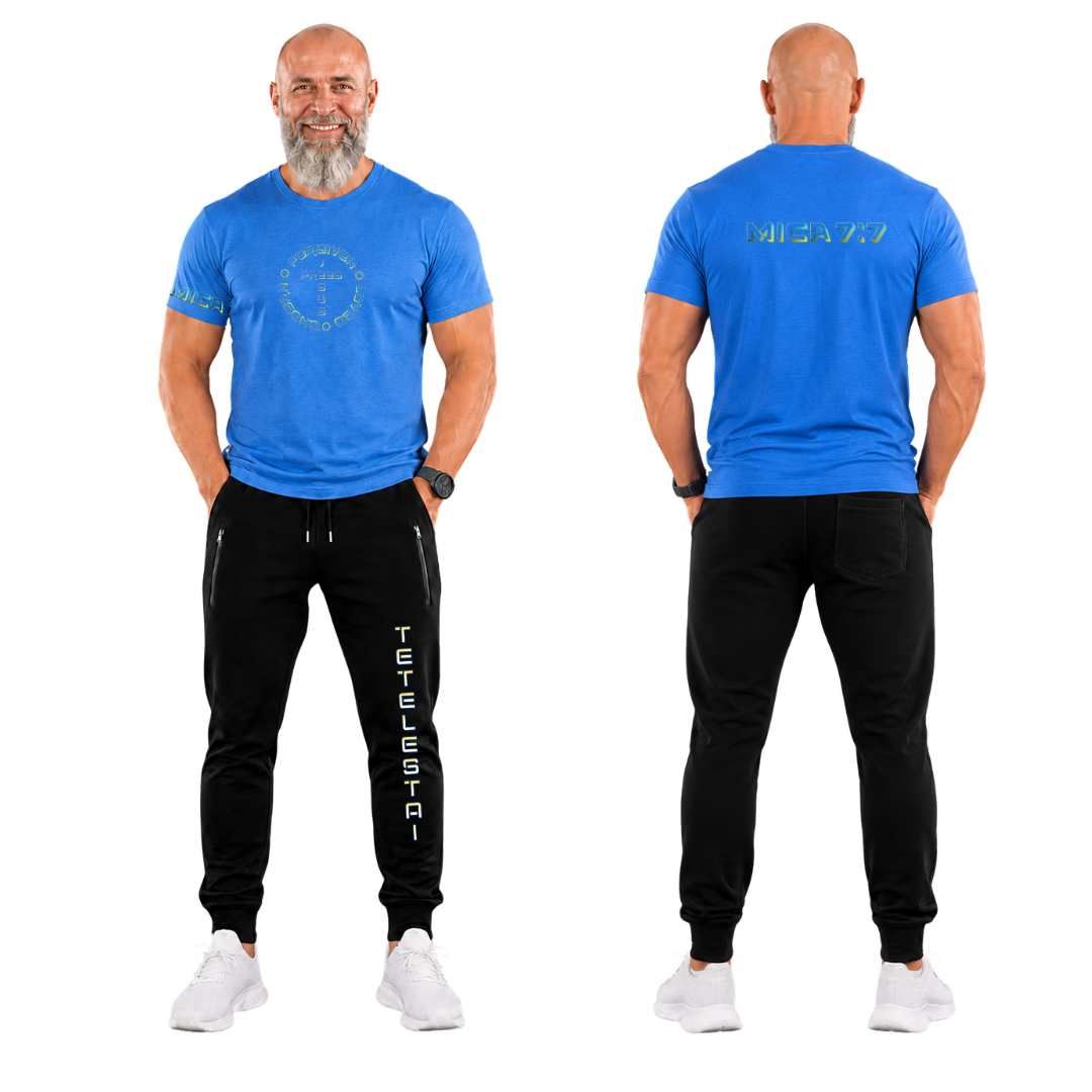 Jesus Frees - KD Men's Premium T-Shirt - Font 126 Neon Micah 7:7
