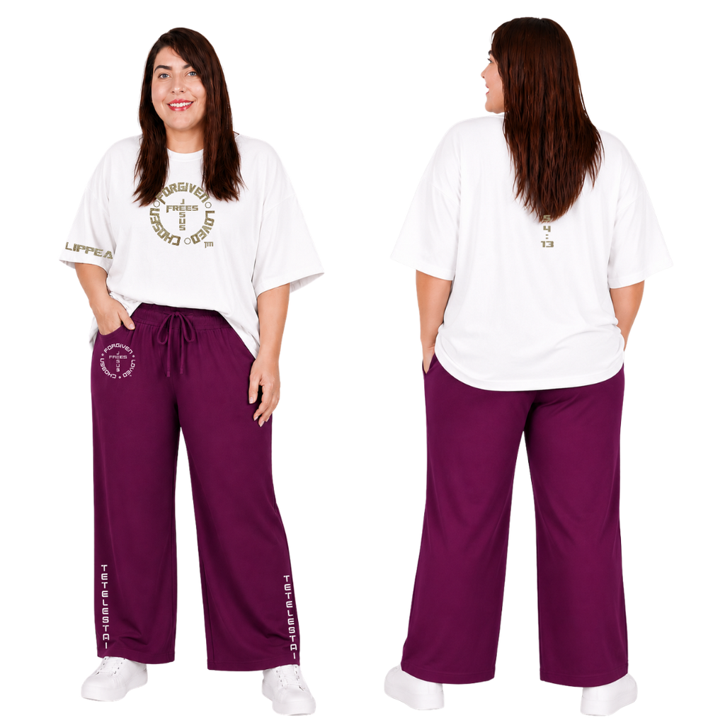 Jesus Frees - SICU Oversized Short Sleeve Women's Shirt - Font 153 Gold