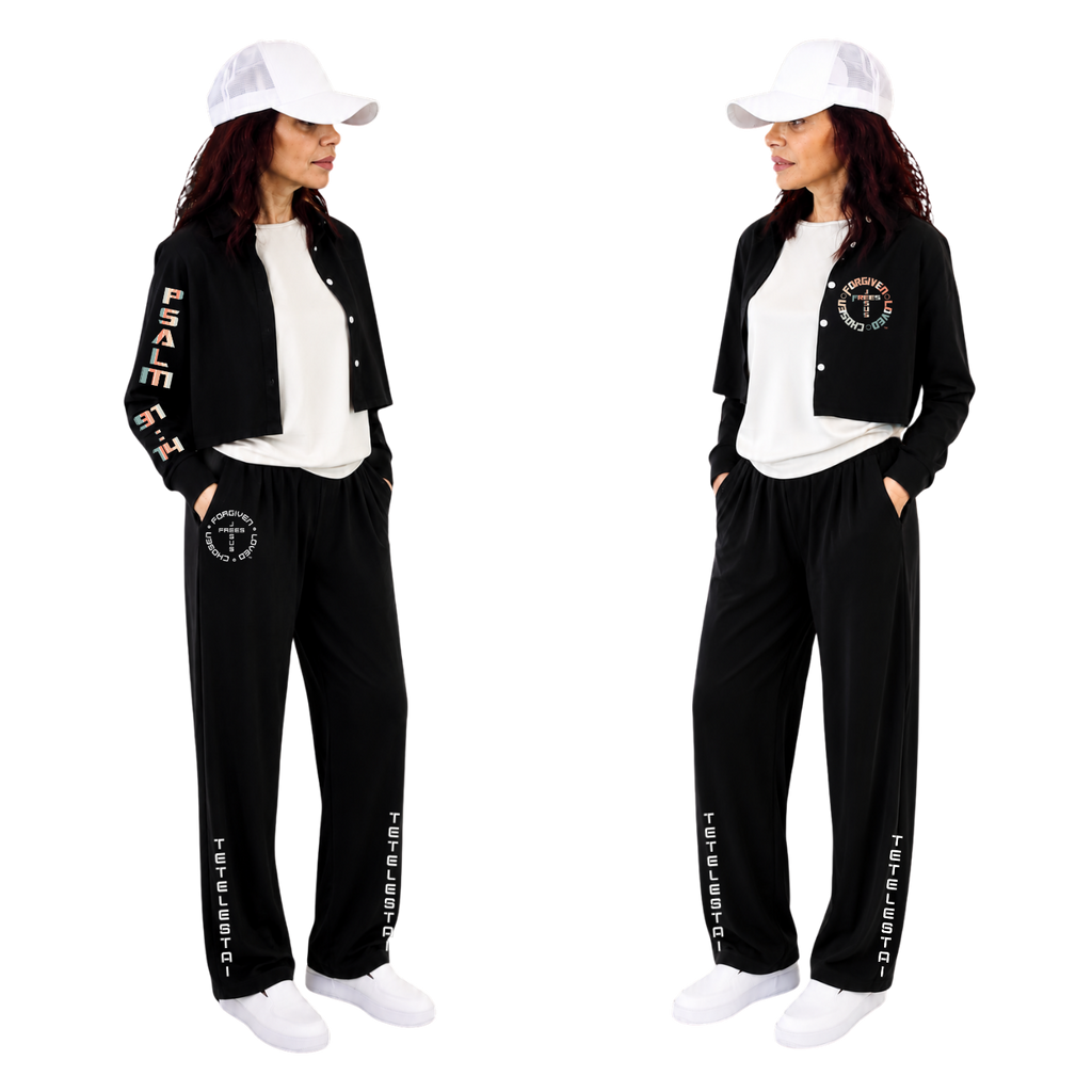 Jesus Frees | Cropped Lite Long Sleeve Summer Jacket | Font 153 Vertical Pastel