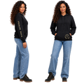 Jesus Frees™ Apparel | Women’s Scripture Hoodie | Font 153 Gold