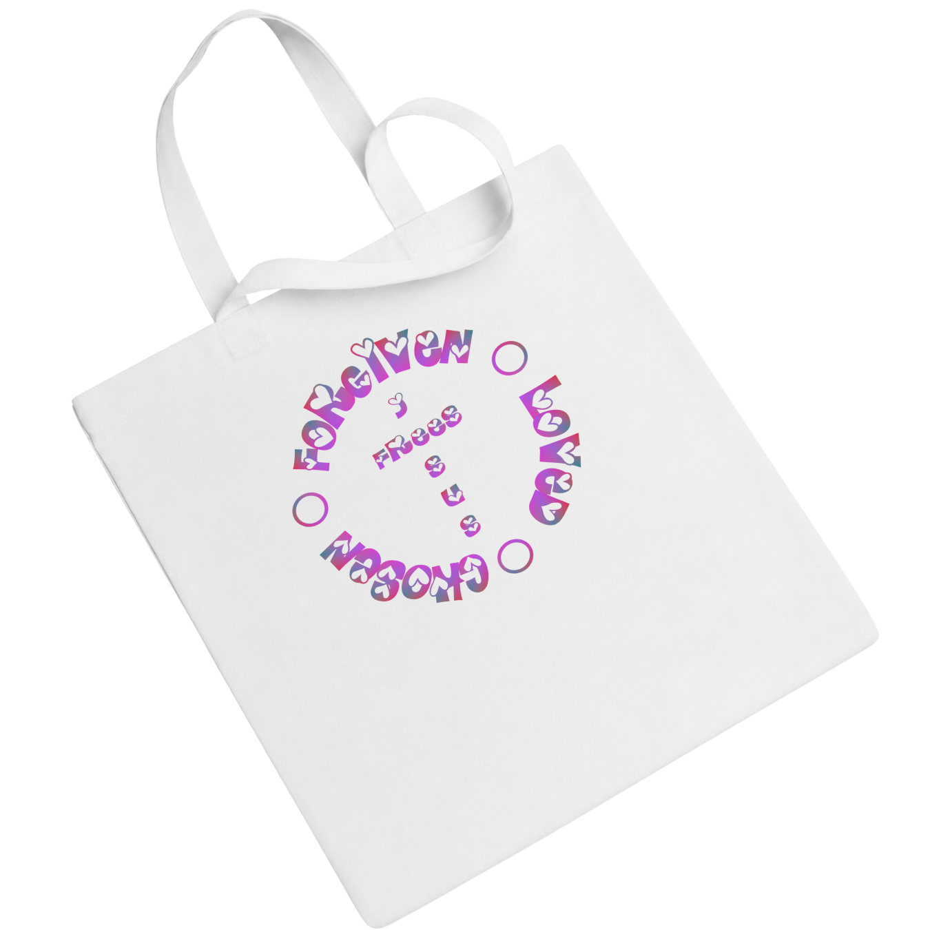 Jesus Frees - "Tote the Truth" - Font 58 Hearts Kids