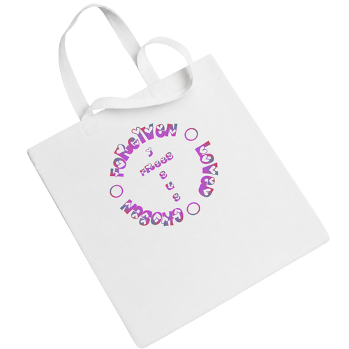 Jesus Frees - "Tote the Truth" - Font 58 Hearts Kids