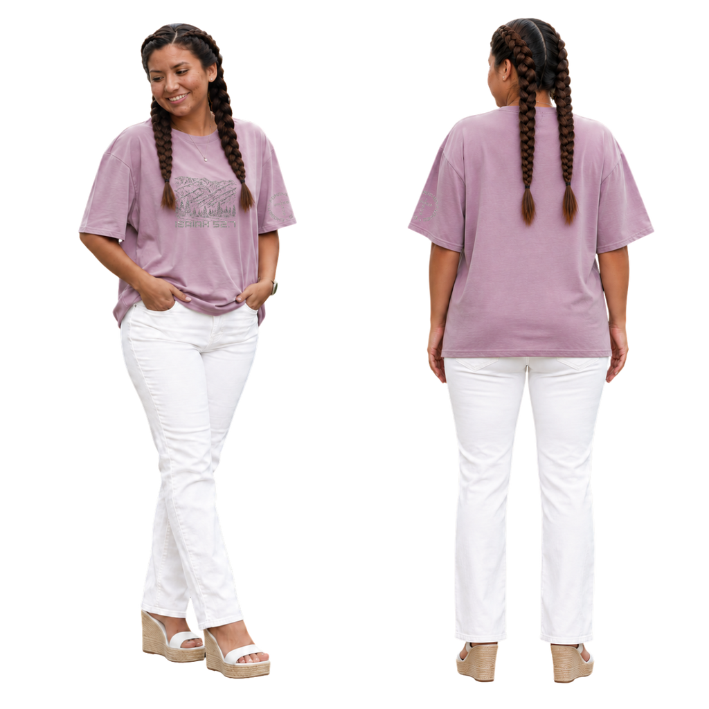 Jesus Frees - SICU Oversized Short Sleeve Women's Shirt - Font 49 Super Sparkle Montana